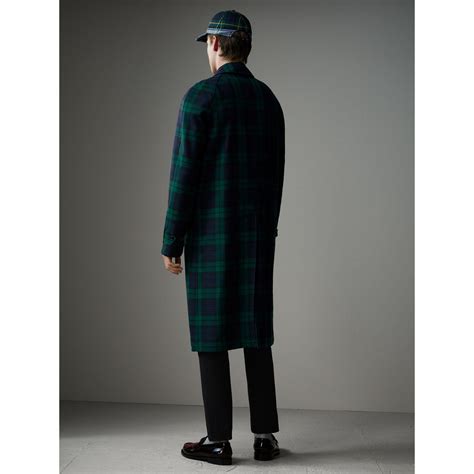 burberry black watch tartan coat|burberry clothing for men.